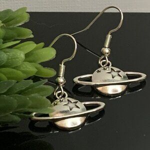 Planet Earring, Science Earring, Astronomy Earring, Star Earring, Gift Idea